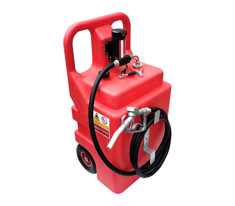 20349-Serbatoio carburante portatile con pompa travaso gasolio 12v 120 litri