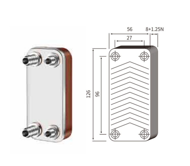 20444 Accessori per yacht-scambiatore di calore