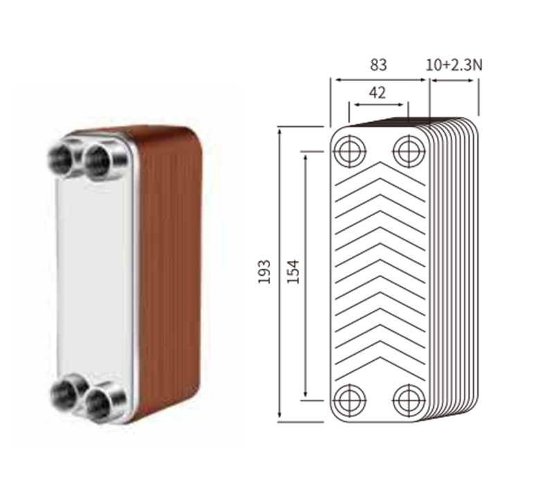 20447 Accessori per yacht-scambiatore di calore