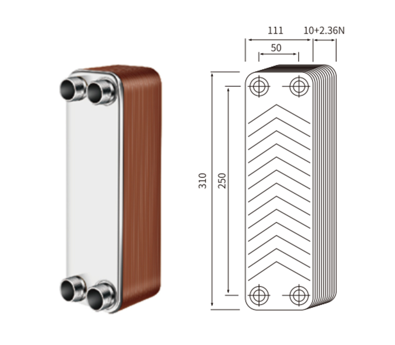 20449 Accessori per yacht-scambiatore di calore